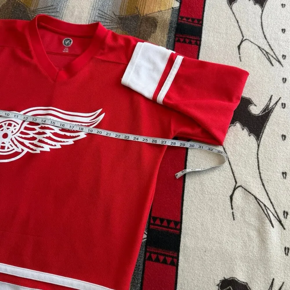 Mens Henrik Zetterberg Detroit Red Wings NHL Hockey Jersey Size XL - Picture 8 of 9